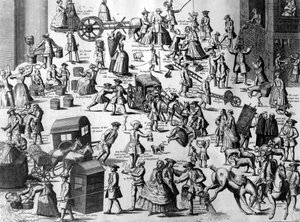 レエンバラスドパリ、1720年頃 作： French School