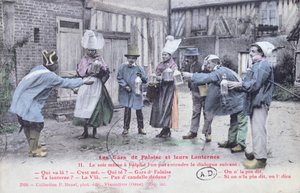 ガイドファレーズとその提灯1910年頃（写真後） 作： French School