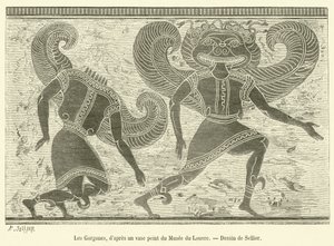 Les Gorgones（彫刻 作： French School