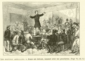 Les Meetings Americains (彫刻) 作： French School