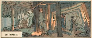 The Miners（カラーリトグラフ 作： French School