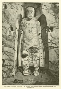 Les Statues Colossales Du Bamian (彫刻) 作： French School