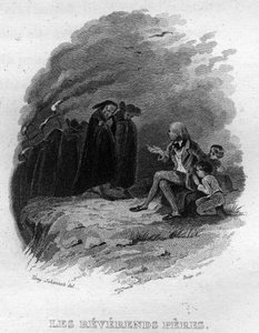 Les reverends peres フランスの詩人・作詞家であるピエール・ジャン・ド・ベランジェ（1780-1857）の『Oeuvres completes』（1834年）に収録されているベランジェのシャンソン。 作： French School