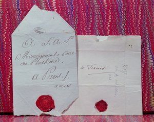 Lettres de cachet（王室からの追放または刑務所への出入り命令）