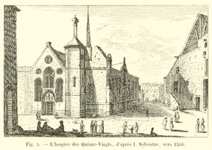 ホスピス・デ・クインズ・ヴィンツ、シルベストル後、1546年頃 作： French School