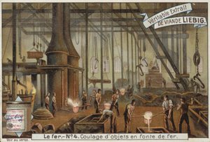 鉄産業を特徴とするリービックカード 作： French School