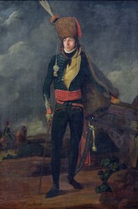 第8騎兵中尉 作： French School