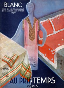 リネン。 1929年（彫刻） 作： French School