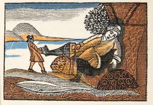 M Perraultのパブ、Mother Gooseが「Morals With Morals」と語った「Histories or Tales of Past Times」のリトルサム。 1925年（手塗りの木版画） 作： French School