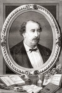 ルイ・フィギエ（フランスの科学者・作家）：『科学の傑作』（1870年刊）より 作： French School