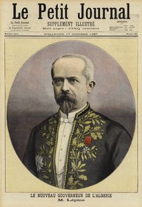 1897年、アルジェリアの新フランス総督、ルイ・レピーヌ 作： French School