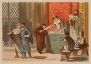 脂肪と呼ばれるフランスのルイ6世（1081-1137） 作： French School
