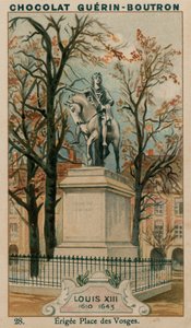 ルイ13世、1610〜1643年、ヴォージュエリージュ広場 作： French School