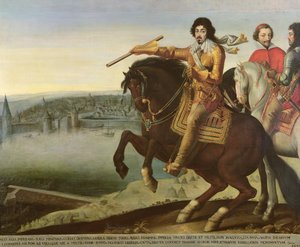 ラロシェルの包囲でのルイ13世