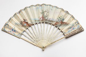 ルイ16世時代のファン、18世紀前四半期 作： French School