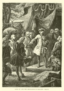 ルイ15世とオランダ大使 作： French School