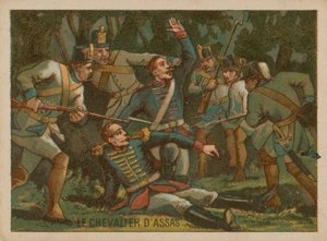 クロスターキャンプの戦いでルイ・ダサスが殺害 作： French School