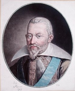 ルイ・デ・バルベ・ド・ベルトン・ド・クリヨン（1543-1615）（カラーリトグラフ） 作： French School