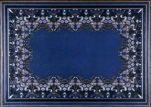 花柄の下部ブックカバー、1886年 作： French School