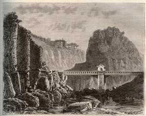 Lozere：rochers de STE-MADELEINE 作： French School