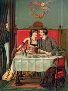 プライベートダイニングルームでのランチ 作： French School