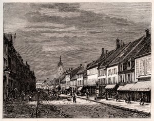 Lure - Bourgogne-Franche-Comte地域のHute-Saone県 - V.-A. Malt-Brown著「La France illustree: Geography, history, statistical administration」に掲載された彫刻。Malt-Brown著「La France illustree: geography, history, statistical administration」に掲載されている。1884 作： French School