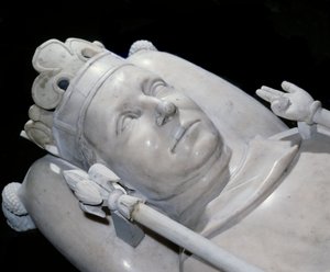 シャルル6世の横たわり（1368-1422） サン・ドニのバシリカ、サン・ドニ 作： French School
