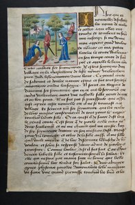 MS Hunter 252 051v Hundred News News、c.1461-62のページ 作： French School
