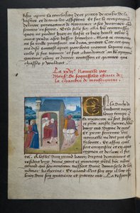 MS Hunter 252 054v Hundred News News、c.1461-62のページ 作： French School