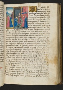 MS Hunter 252 080r Page from Hundred News News、c.1461-62 作： French School