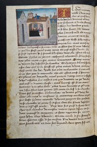 MS Hunter 252 097v Hundred News Newsのページ、c.1461-62 作： French School