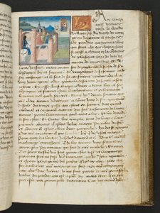 MS Hunter 252 101r Hundred News Newsのページ、c.1461-62 作： French School