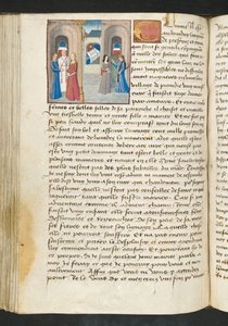 MSハンター252 105vページ、ハンドレッドニュースニュース、c.1461-62 作： French School