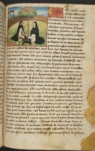 MS Hunter 252 109r Hundred News Newsのページ、c.1461-62 作： French School
