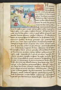 MS Hunter 252 110v Page from Hundred News News、c.1461-62 作： French School
