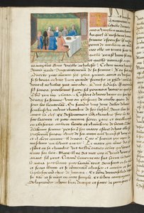 MS Hunter 252 113vページ、ハンドレッドニュースニュース、c.1461-62 作： French School