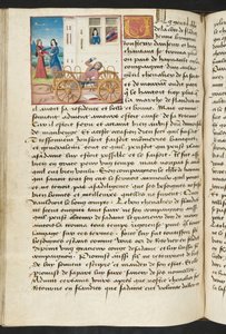 MSハンター252 122vページ、ハンドレッドニュースニュース、c.1461-62 作： French School