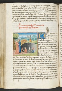 MS Hunter 252 125vページ、ハンドレッドニュースニュース、c.1461-62 作： French School