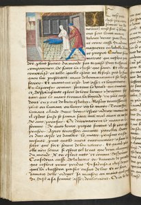 MSハンター252 149vページ、ハンドレッドニュースニュース、c.1461-62 作： French School