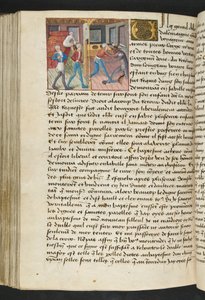 MS Hunter 252 152v Hundred News News、c.1461-62のページ 作： French School