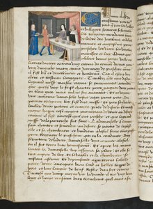 MSハンター252 173vページ、ハンドレッドニュースニュース、c.1461-62 作： French School