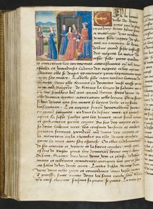 MSハンター252 177vページ、ハンドレッドニュースニュース、c.1461-62 作： French School
