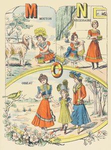 MNO：羊、必需品、鳥 作： French School
