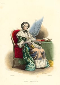 ジェフリン夫人（彩色済み彫刻 作： French School