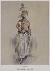 ラ・モンタンシエのマドモアゼル・センドールとしてのマドモアゼル・ブレジル 作： French School