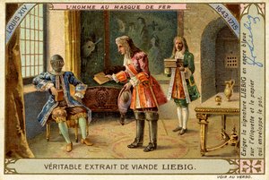 鉄仮面の男、ルイ14世の治世、リービッヒ・カード 作： French School