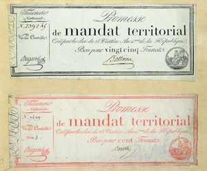 領土委任、1796年頃 作： French School