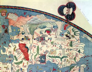 1447年のオリジナルの後のアフリカの地図 作： French School