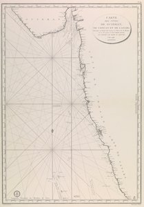 グジャラート州沿岸地図 作： French School