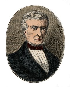 Marc Seguin (1786-1875) 建築家、エンジニア - Alexis Clerc著「Science à la range de tous - physics et chimie populaires」に掲載された版画 - 19世紀末 - 個人蔵 作： French School